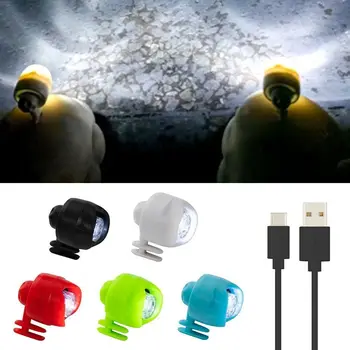 USB Акумулаторни фарове за Croc, малки светлини, Сигнален фенер за разходки, Предупредителен фенер за къмпинг, Принадлежности за спортен осветление на открито