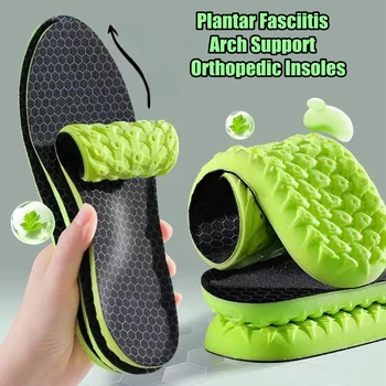 Ортопедични стелки 1Piar за удобна Поддръжка на свода на стъпалото, Стелки за обувки, Силиконови Нескользящие накладки за обувки, вмъкване, за да се улесни подошвенного фасциита