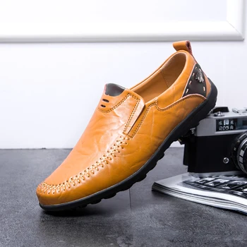 Елегантни Дизайнерски модела обувки Мъжки Обувки от естествена кожа За бизнес Банкети, официалната обувки от телешка кожа, Лоферы, Мъжки Безплатна доставка