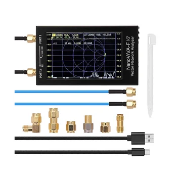 -Вектор на мрежата уеб анализатор F V2 50 khz-3 Ghz, антена анализатор, тестер за мрежови кабели, 4,3-инчов уеб инструменти