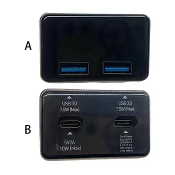 Портативна докинг-станция, USB, аксесоари, удължител, професионална вилица, бързо зарядно устройство, USB-удължител за Teala/Y Auto