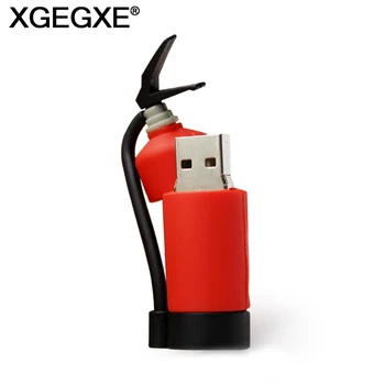 USB Флаш Памет от 64 GB 32 GB 16 GB 8 GB Cartoony Дизайн Пожарогасител USB 2.0 Memory Stick Флаш Диск за Мини-Ключ Писалка-Устройство За КОМПЮТЪР