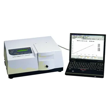 Спектрофотометър серия Single Beam UV-Vis С обхват от дължини на вълните 200-1000 нм и широчина на честотната лента 4 нм UV7504