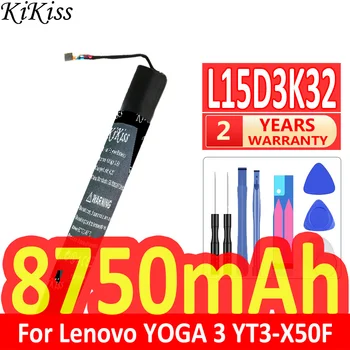 8750 ма KiKiss Батерия L15D3K32 L15C3K32 за Lenovo YOGA 3 YOGA3 Tablet-X50F Tablet-X50M YT3-X50F YT3-X50M YT3-X50L YT3-X50