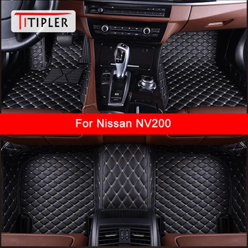 Обичай Автомобилни Постелки TITIPLER За Килими За Краката на Nissan NV200 Auto Accessories