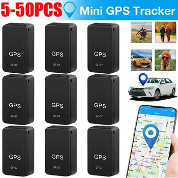 5-50 бр. Мини GPS тракер GF-07, GPS локатор, проследяване в реално време, магнитен Анти-изгубен противоугонный локатор, устройство за позициониране СИМ-карти