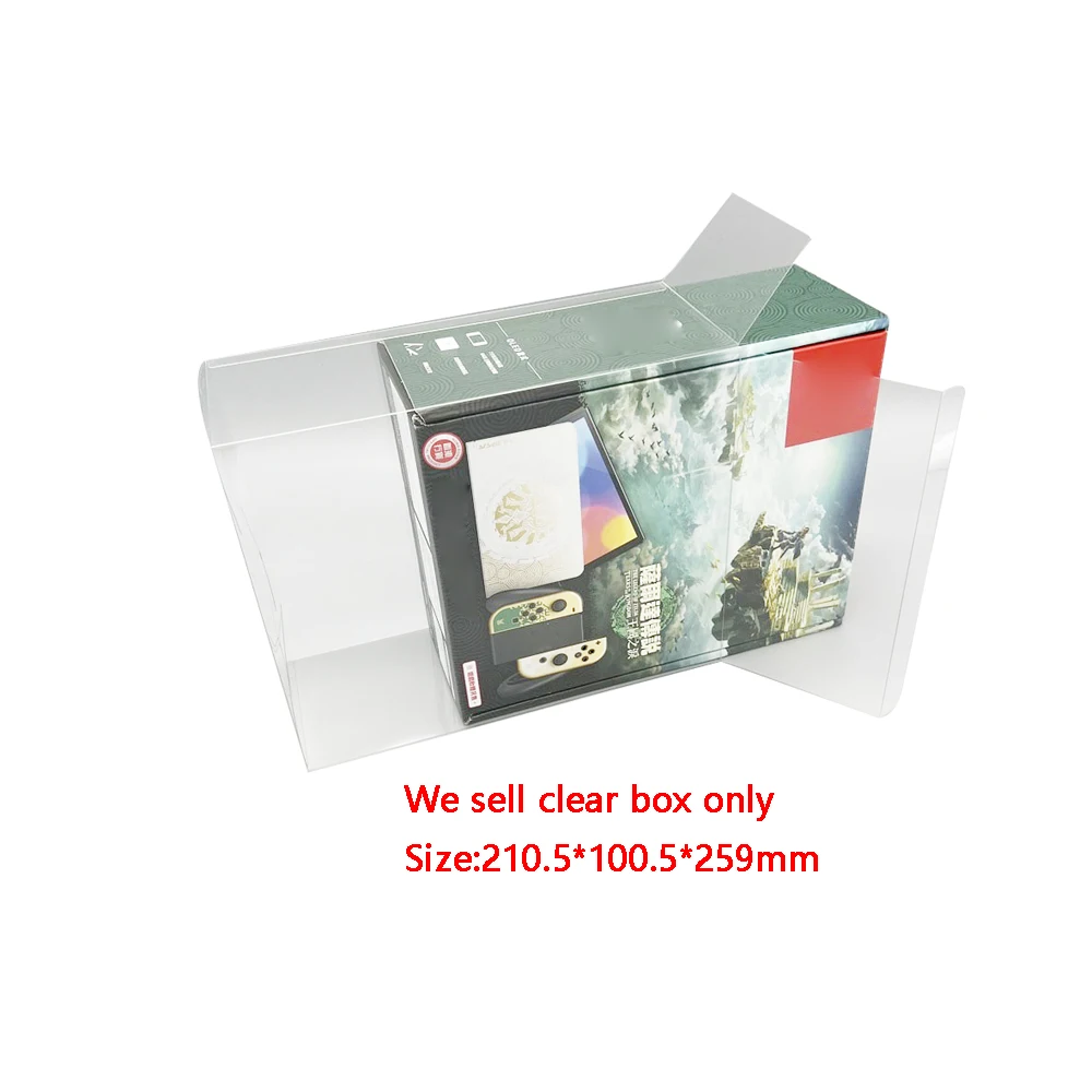 Прозрачна защитна PET-капачка за ключа NS OLED за събиране на Zelda Limited Edition display box кутия за съхранение