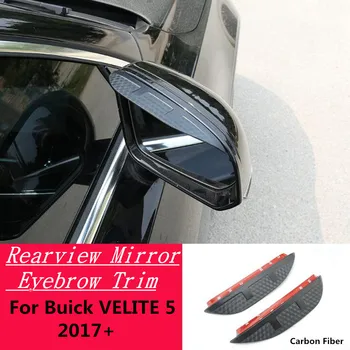 Автомобилно Карбоновое огледалото за обратно виждане, изработени от въглеродни Влакна, стикер на накладку, защитна рамка за вежди Buick VELITE5 VELITE 5 2017 2018 2019 2020+