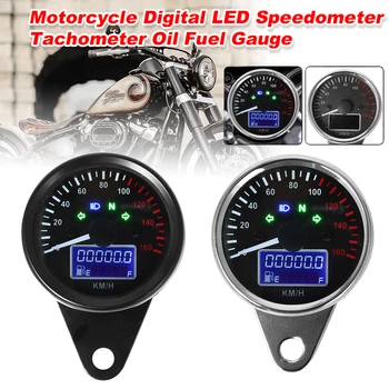 На мотоциклет за измерване на Скоростта Универсален Мотоциклет Панел за измерване на Скоростта 0 ~ 160 км/Ч Мотоциклет Цифрова led LCD сензор за скорост Ретро