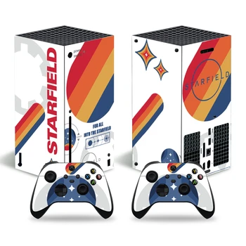 Стикер Starfield Skin за конзолата Xbox Series X и 2 кожи контролери Vinyl