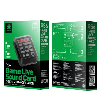 Играта GS6 живо предаване, звукова карта, DSP, усилвател на звука, който е съвместим с мобилни телефони и компютри