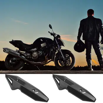Изпускателна тръба мотоциклети, черна ABS покривка, тръба на Ауспуха, Теплозащитная на капака, защитен кожух, Универсален за 150/125 мотоциклети