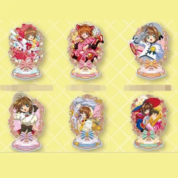 Kinomoto Daidouji Tomoyo Аниме Card Captor Cardcaptor Sakura Акрилна Поставка за Кукла Мини Фигурка Модел на Чиния Cosplay Играчка за Подарък