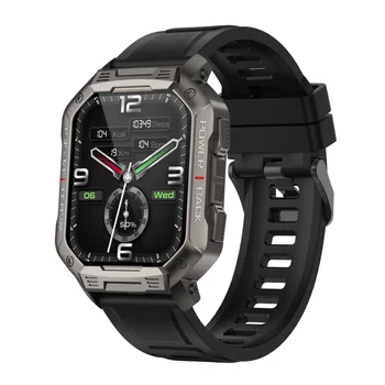 Мъжки умен часовник NX3 с диагонал от 1,83 инча, Bluetooth-предизвикателство за мониторинг на сърдечната честота и кръвното налягане, Спорт на открито, фитнес тракер, умни часовници