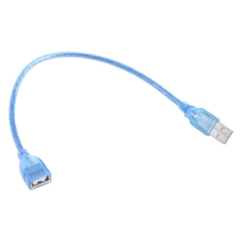 Удлинительный USB кабел 573A Високата кабел USB 2.0 за мъже и жени, синхронизация на данни, удължителен кабел, USB 2.0, удлинительный кабел 23 см