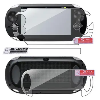 Защитно фолио HD екран на играта играч на PS Vita системата е Защитна Подплата Отпред И Отзад Филм Подобрява Яснотата Аксесоар За psvita psv1000