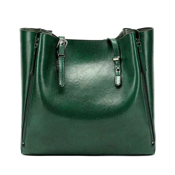 LANZHIXIN, Известна марка чанта, Дамска чанта за през рамото от изкуствена кожа, Ежедневни Голям капацитет, кофа с горната дръжка, лесен стил, Однотонная чанта