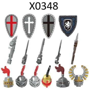 X0348 Рицарския боен Свещеник, градивни елементи, Мини фигурки, Детска развитие на играчка, Детски момче, Средновековна война, Римски войник