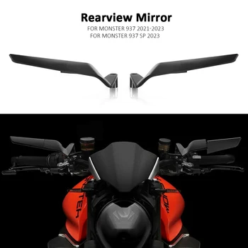 Новият Мотор Ducati Monster 937 2021 2022 2023 MONSTER 937 SP Антирефлексно Огледало за обратно виждане С възможност за Регулиране на 360 ° Огледало за Обратно виждане
