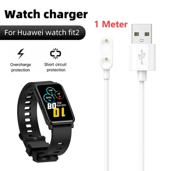 магнитен USB-кабел за зареждане с Дължина 1 м, Умни аксесоари За гривна Honor 6-7/Watch ES, сменное USB-зарядно устройство за Huawei Band 6-7