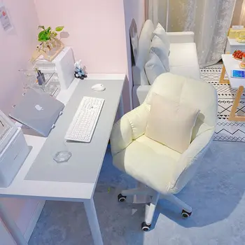 Стол за офис, спалня, Компютърно пространство за общежитие, Удобен отточна тръба на шарнирна връзка лифт с парапет на 360 °, стол за писмено маса, стол за писане