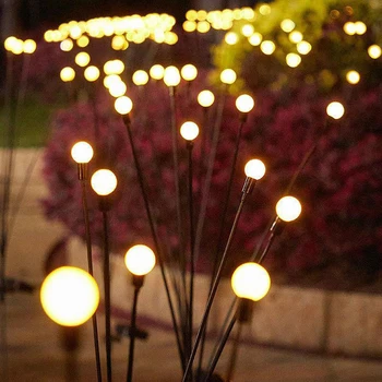 Эмульсионные Светулките на слънчевата led основа, Регулируем Декоративна трева лампа за градина