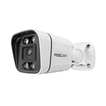 Foscam P2P Външна куршум за нощно виждане, система за видеонаблюдение, 5-мегапикселова мрежова камера за откриване на превозни средства, WDR POE