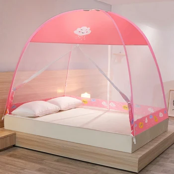 Градински навес За легло, Бебешко кошче и палатка, Противокомарни легла, душ Завеса за сън от комари, Детски Къмпинг с двойна мрежа