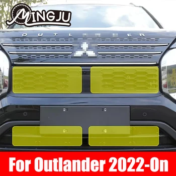 За Mitsubishi Outlander 2022 2023 2024 Автомобили Средната мрежа за защита от насекоми, поставяне на предната решетка, мрежа за комари, Аксесоари за прах