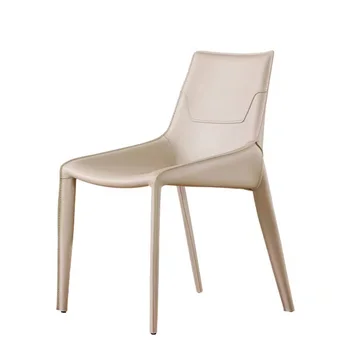 Съвременните метални кухненски Кът, столове Nordic Luxury Mobile Chairs, Кожени Красиви Аксесоари за дома Sillas Comedor