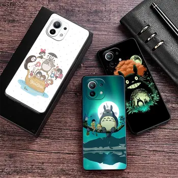 Сладък Студиен Калъф За телефон със стил аниме Ghibli Totoro За Xiaomi 12T Pro Case Xiaomi 11 Lite 5G NE 12T 12 13 Pro 12 Lite 9 Задната част на кутията Funda