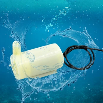 Микро-потопяема мотопомпа dc 3, В 5, с гъвкава тръба, преносим потопяема водна помпа, безшумен USB за фонтана в аквариума