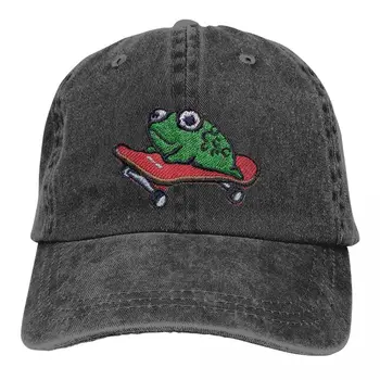 Горещи модни и Ежедневни бейзболна шапка със забавна фигуристой жаба, мъжки шапки, Дамски шапки, защитено с козирка, подарък за пътуване