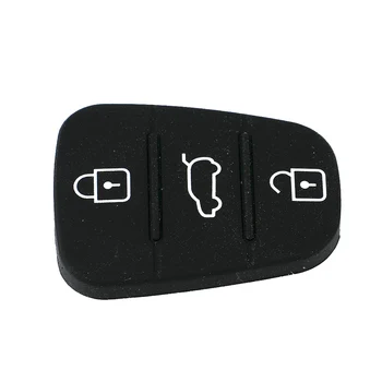 Черна капачка бутон ключ с 3 Бутона За Hyundai I10 I20 I30 1бр 1 × Капак на корпуса ключ Калъф за дистанционно ключодържател на Колата Високо Качество