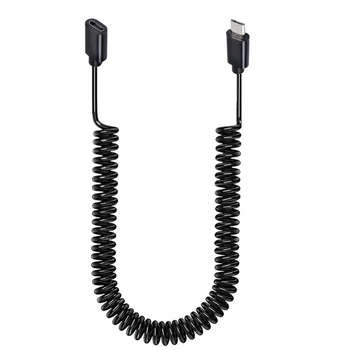 Гъвкав кабел Micro USB за свързване към Micro USB-штекеру Кабел за прехвърляне на стабилен сигнал с Дължина 39,37 инча/118,11 инча N58E
