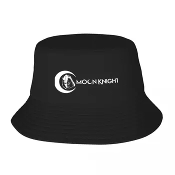 Черно-бяла снимка на Комикси New Moon Knight цвят, широка Шапка, модна шапка-дерби, Дизайнерски Шапка, Мъжки и дамски