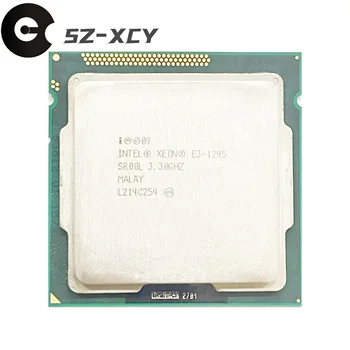 Четириядрен восьмипоточный процесор Intel Xeon E3-1245 E3 1245 3,3 Ghz, 8M 95W LGA 1155