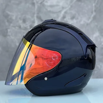 Мотоциклет шлем с открито лице 3/4 Ram4, СИНЬО, за езда, за мотокрос, за мотобайка, Casco De Motocicleta