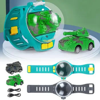 Ръчно дистанционно управление на Автомобила, Нови Дистанционни Автоматични Часовници Ръчни Часовници Кола Играчка С водоустойчив калъф За подарък за детски Рожден Ден