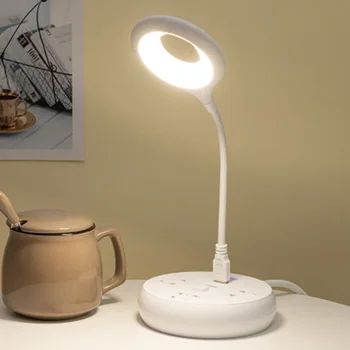 Настолни лампи с директен USB връзка, Преносима Нощна лампа за общежития, за Защита на очите, Достъпно Четиво За студенти, нощна светлина, Led лампа