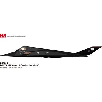Мащабът 1/72 HM Колекционер HA5811 военновъздушните сили на САЩ F117 Nighthawk F-117A Готов Сплав, Военизированная Бойна Модел Самолет, Подарък Играчка