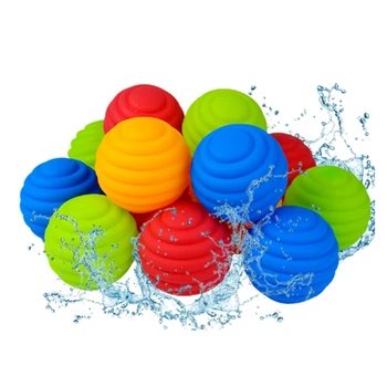 D7WF Комплект от 12 водни бомби, топки, Воден бойна топка, Водна битка битка за деца