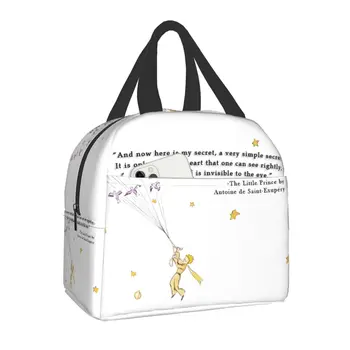 Малкият Принц Термоизолированная чанта за обяд, Преносима Множество чанта за обяд за жени, деца, училищната работа, Многофункционална кутия за храна