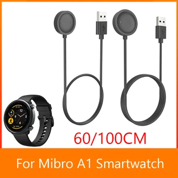 За Mibro Watch A1 Кабела на Зарядното устройство за Mibro A1 5V 1A Линия за бързо зареждане 60/100 см USB Магнитен Кабел на Зарядно Устройство Аксесоар За Умни Часа