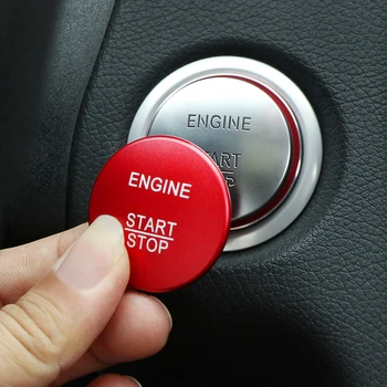 Кола Ключодържател Запалване Start Stop От двигателя на Стикер За Mercedes Benz AMG A B C GLC GLA CLA GL Class W176 W246 W205 X253 X156 C117