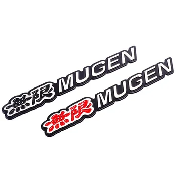 3D Метален Логото на Mugen, Емблема на Багажника на Колата, Иконата За Honda Accord, Civic 7 Type R FN2 FK8 Fit (Jazz RS CRX, Стикер Mugen, Аксесоари