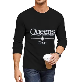 Нова класическа тениска Queen ' s University Dad, дълга тениска, тениски, мъжки тениски с графичен дизайн, мъжки ризи
