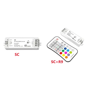 2,4 G RF SPI RGB/RGBW контролер led лента SC/SC + R9 дистанционно управление за RGB/RGBW WS2811/WS2812B/S2813/WS2815 IC вид led лента DC5-24V
