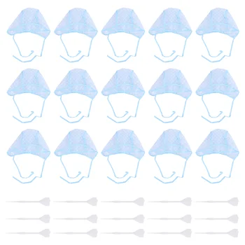 15 Комплекти Боядисана Шапки За избор на Цвят, Женски комплект за боядисване на коса, Инструменти, Салонное Женски устройство, за Еднократна употреба шапчица за медицински Сестри