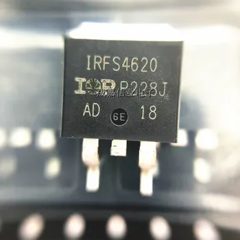 10 бр./лот IRFS4620TRLPBF TO-263 IRFS4620 N-канален MOSFET D2PAK-3 200V 24A 78 Мом 25nC Qg Работна температура:- 55C -+ 175 C